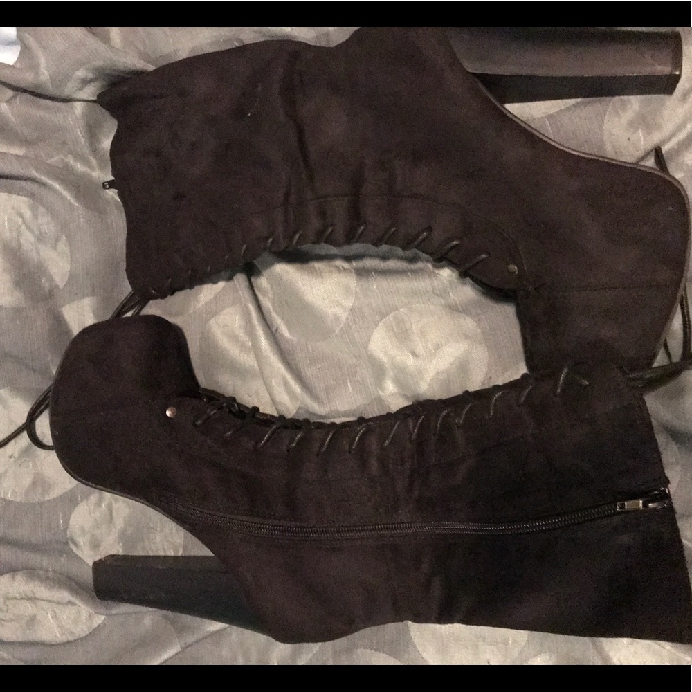 GLAZE Heel boots size 7